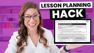 If You Struggle With Lesson Planning as a Teacher: WATCH THIS!