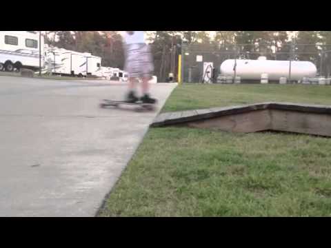 Epic longboarding fail