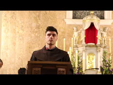 Franjevački bogoslovi predvode križni put - Franjevačke pučke misije - Postira, 6.03.2020.g. 2.dio/3