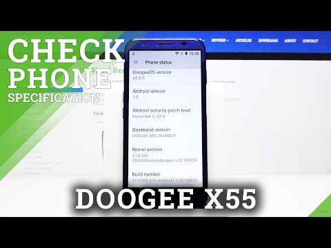 How to Check Phone Specification in DOOGEE X55 – Check Phone Information