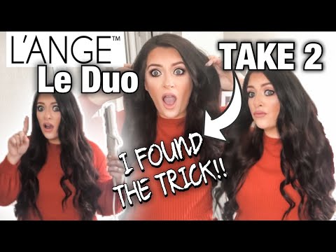 L'ANGE LE DUO TAKE 2 - I FOUND THE TRICK- HOW TO USE ON LONG HAIR