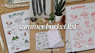 How to create a summer bucket list