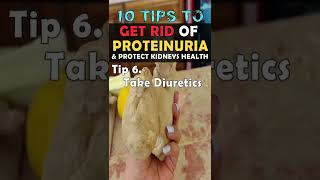 10 Ways to Stop Proteinuria (protein in urine) FAST #shorts