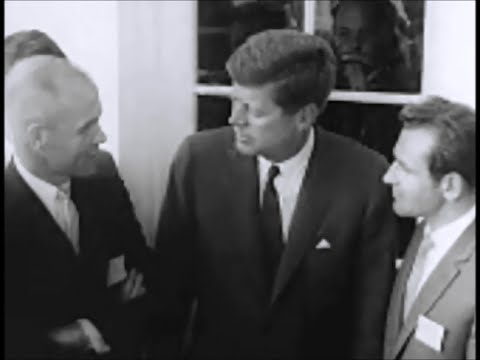 May 3, 1962 - John Glenn and German Titov meets President John F. Kennedy
