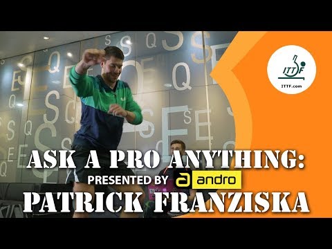 Patrick Franziska | Ask a Pro Anything presented by andro