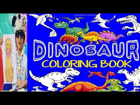Dinosaurs Super Colouring Fun Tutorial Justine Manjares