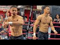 ROLANDO ROMERO SHOWS RIPPED FINAL FORM FOR GERVONTA DAVIS IN LAST WORKOUT DAYS AWAY FROM FIGHT