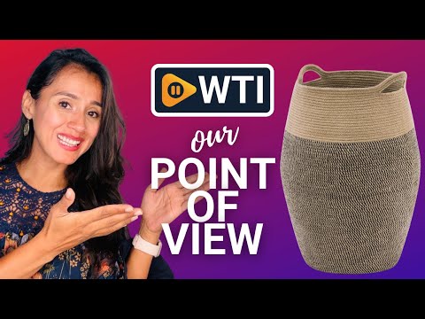 Cotton Rope Laundry Hamper by YOUDENOVA - WTI product video review