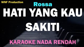 Download lagu Rossa - Hati Yang Kau Sakiti (Karaoke Nada Rendah) Lower Key mp3