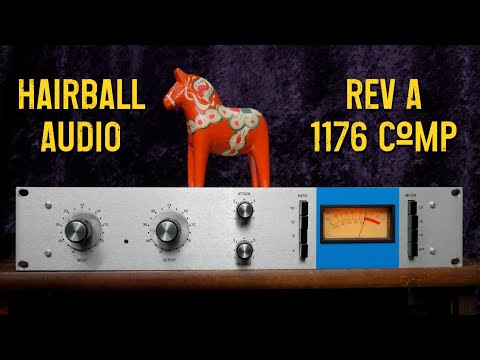 Hairball Audio The Blue Stripe Rev A – 1176 – FET compressor with Active Link 2000s - Silver image 13
