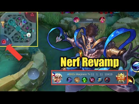 EPIC COMEBACK..! Vale Nerf New Monster Build Mobile Legends - Solo rank | Macjiranz Tv