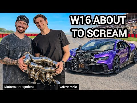 Mat Armstrong's Bugatti Gets A Custom Exhaust - Valvetronic Just Showed What They're Building#car 
