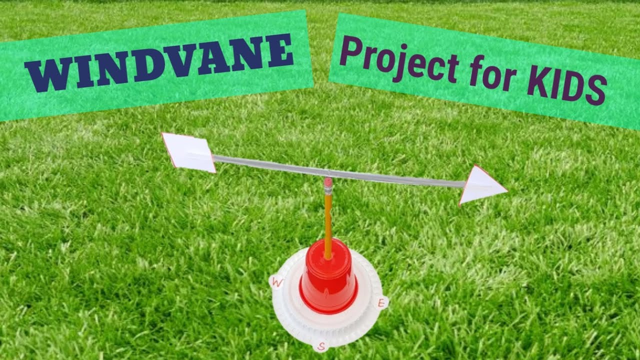 Easy windvane project for kids (Grade 3)