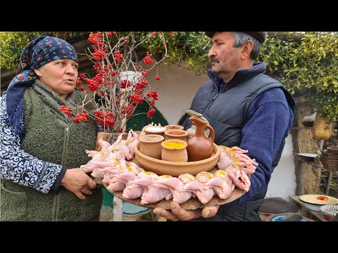 , title : 'Palçıq Sobada Bildirçin Qızartması, Cooking Quails in the Mud Oven, Outdoor Cooking'