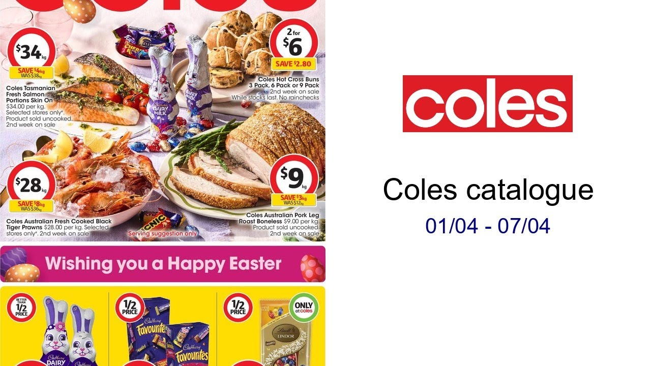 Coles catalogue  01/04 - 07/04