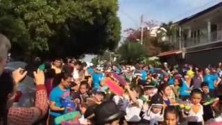 ブラジルの独立記念日の行進Desfile de dia de independência no Brasil.