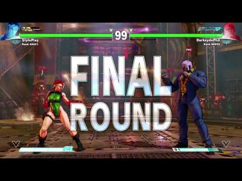 Street Fighter V DLC: Urien Premiere MP pt2 - Everything Is Safe (vs. Cammy)