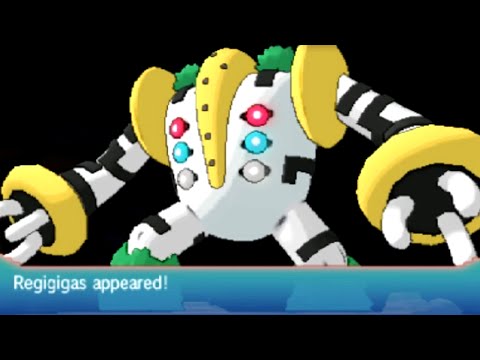 comment trouver regigigas dans pokemon rubis omega