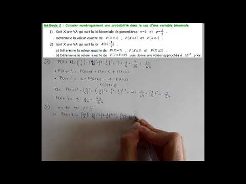 Méthode 2 : Calculer des probabilités avec la loi binomiale