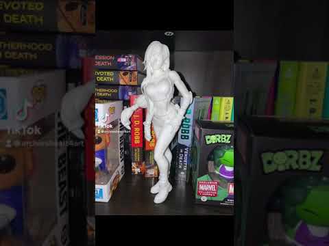 Final Fantasy Tifa Lockhart Resin Figure Kit turned into She~Hulk