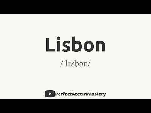 How to Pronounce LISBON | City Name | IPL | Definition | Perfect Accent Mastery