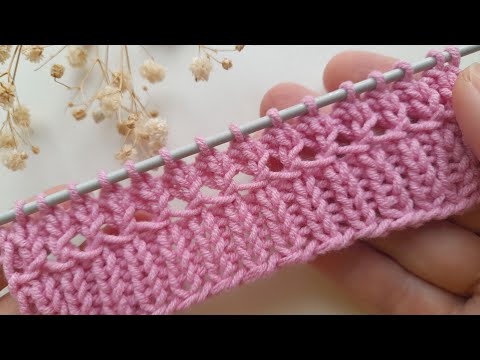 WONDERFUL🔥 Knitting STITCH Pattern! Never Seen Before!