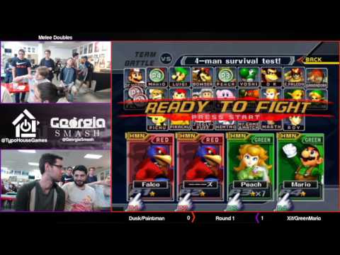 GB 2/11/2017 - Dusk/Paintman vs Xif/GreenMario - Melee Doubles Winners Quarters