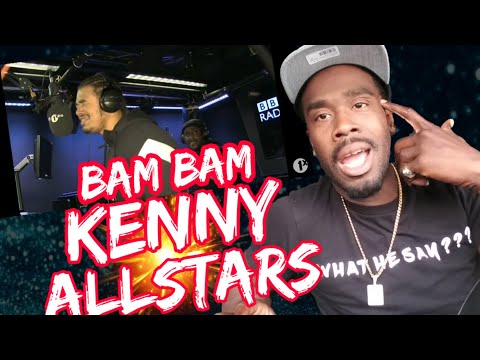 AMERICAN REACTS TO UK's Bam Bam @KennyAllstarTV Freestyle
