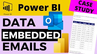 How to EMBED a Power BI Report DATA Directly Into An Alert Driven EMAIL Using Power Automate