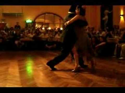  Alejandro Hermida  and  Silvana Anfossi  are  dancing  to  the  milonga  "  La Milonga Que Faltaba  "