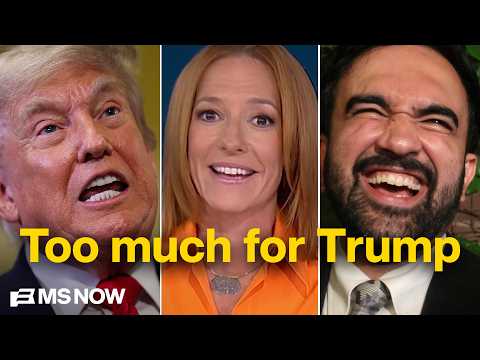 Psaki: Trump even fails at the little stuff, haunted by Mamdani's success