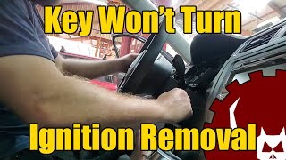 How To Remove and Fix the Ignition Switch in 2012 VW Jetta DIY