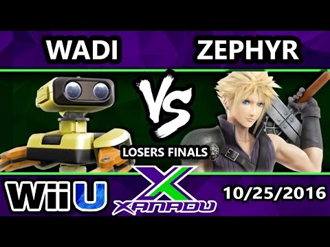 S@X 173 - SS | Wadi (ROB) Vs. Zephyr (Cloud) - SSB4 Losers Finals - Smash for Wii U - Smash 4