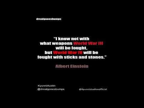 I know not - Albert Einstein