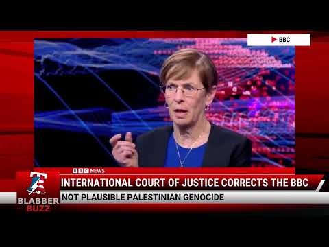 Watch: International Court Of Justice Corrects The BBC
