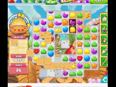 Cookie Jam Level 110, no booster, 3 stars