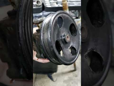 Changing power steering pump on 2005 Infiniti fx35