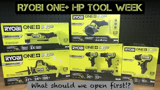 All the Ryobi ONE+ HP Tools in ONE Week! -- What should we open first!?