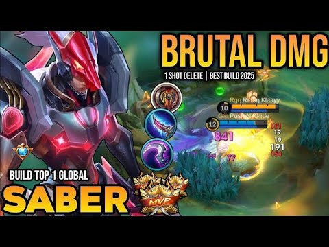 Best saber solo rank gameplay + 15 kill and brutal damage build 