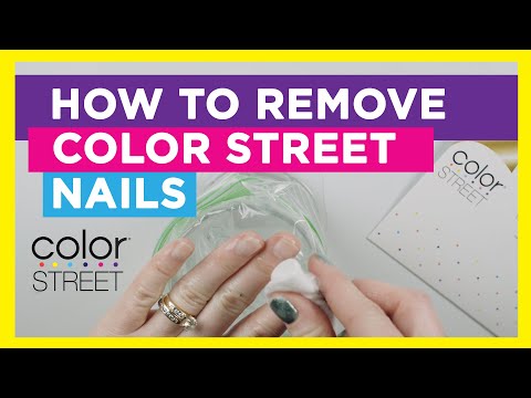 How to REMOVE Color Street nails - YouTube