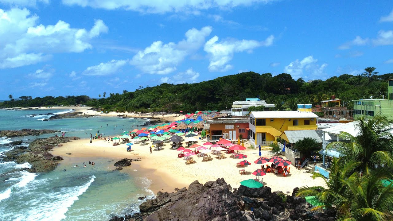 Praia Pedra de Xaréu | Cabo de Santo Agostinho PE | Com Lindas Imagens Aéreas