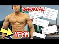 How to MAINGAIN with IIFYM / FLEXIBLE Dieting - Full Day of Eating 2600 Calories (Macros Included)