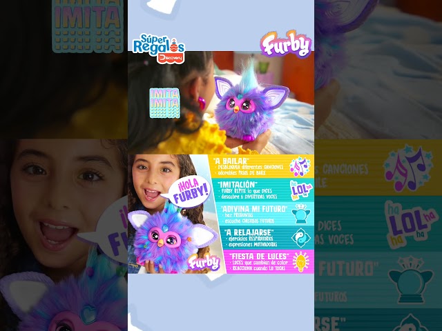 Vídeo relacionado con Furby Galaxy, Juguete de Peluche Interactivo Que Brilla en la Oscuridad - Versión en Español, Juguete Electrónico para Niñas y Niños, Regalo de Papá Noel y Reyes Magos