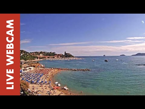 Live Webcam Lerici Venere Azzurra (SP) Italy - Panorama taken from the Hotel Florida Lerici