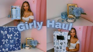 GIRLY HAUL SUMMER 2025 | Blue finds!! Marshalls, TJMaxx, Homegoods & more