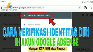 Download lagu Cara Verifikasi Identitas Google Adsense - Dengan KTP, SIM Atau Paspor mp3 Download lagu Cara Verifikasi Identitas Google Adsense - Dengan KTP, SIM Atau Paspor mp3