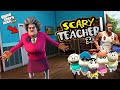 Franklin And Shinchan And His Friends Fight With Scary Teacher 3D For Save Avengers In GTA V