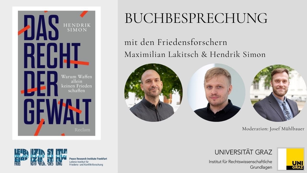 Warum Waffen allein keinen Frieden schaffen - Friedensforscher Hendrik Simon & Maximilian Lakitsch Video-Thumbnail von YouTube