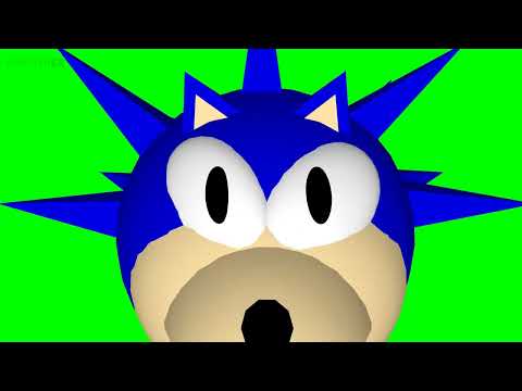 Sonico the hedgehog in green scream