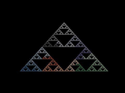 L-System | Iteration 5 | Sierpiński Arrowhead Curve